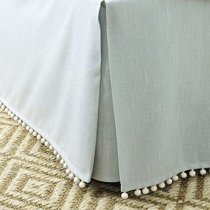 BALLARD DESIGNS AUDREE POM POM BEDSKIRT
